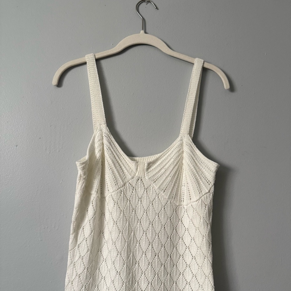 Devon Windsor Atlas Dress in Off-White - Picture 3 of 6